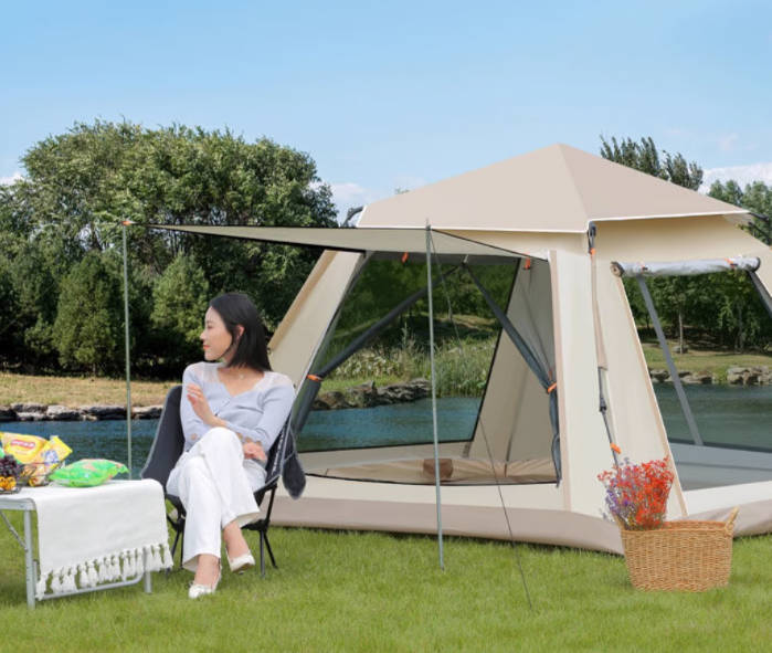 自动帐篷速开户外露营帐篷野营公园遮阳便携折叠带门厅帐篷 自动帐篷速开户外露营帐篷野营公园遮阳便携折叠带门厅帐篷
