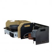 户外露营卡式炉挡风板加厚折叠炉具板炉头灶具罩野营装备 户外露营卡式炉挡风板加厚折叠炉具板炉头灶具罩野营装备