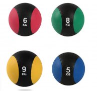 腰腹运动平衡球康复训练3kg重力球家庭健身房运动橡胶实心球健