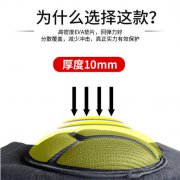 针织防撞护膝 绑带加压防滑护膝盖登山骑行篮球龟壳遁甲运动护膝